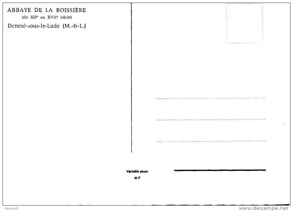 Deneze Sous Le Lude Abbaye De La Boissiere Mp Vue Generale - Autres & Non Classés