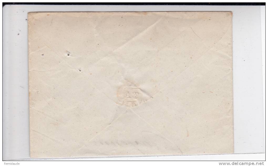 1860 - ENVELOPPE De LAVAL Pour MAYENNE Avec 4x20c - 1853-1860 Napoleon III