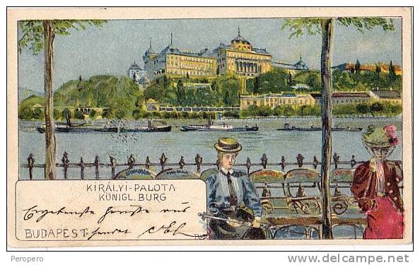 AK UNGARN HUNGARY BUDAPEST LITOGRAFIA  OLD POSTCARD 1899 - Sonstige & Ohne Zuordnung