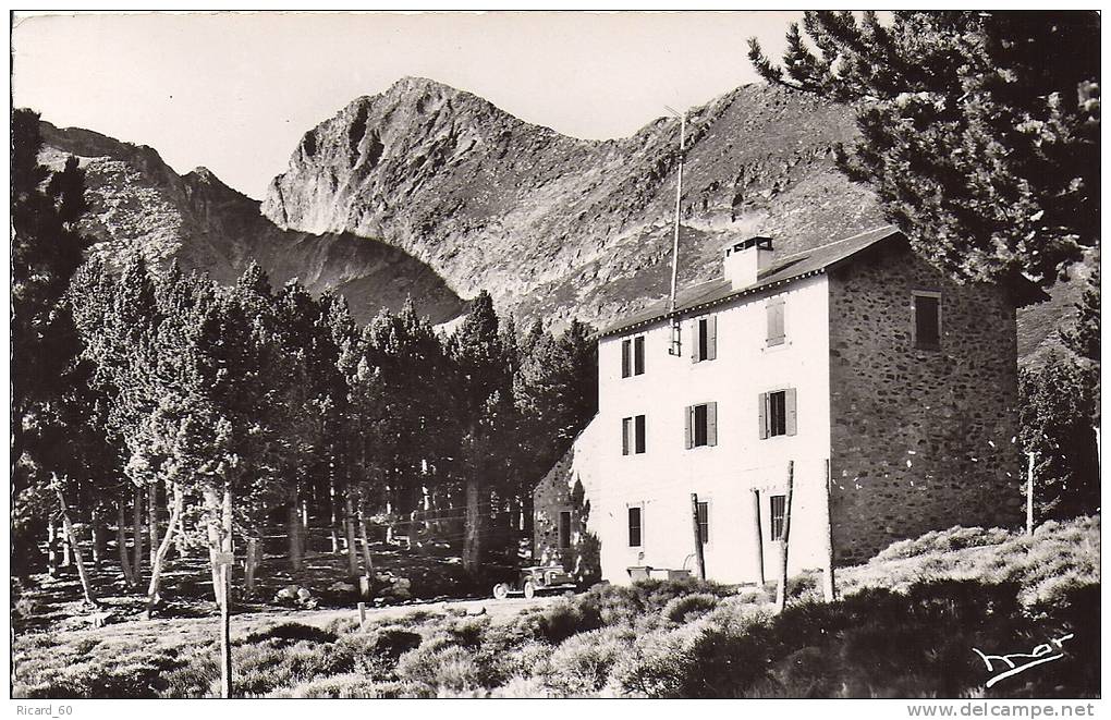 Cpsm Massif Du Canigou, Hôtel Chalet Du C.A.F, Hôtel Des Cortalets - Autres & Non Classés