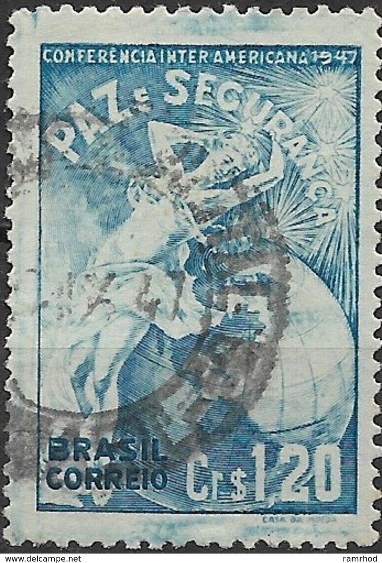 BRAZIL 1947 Inter-American Defence Conference, Rio De Janeiro. - Peace & Security  FU - Used Stamps