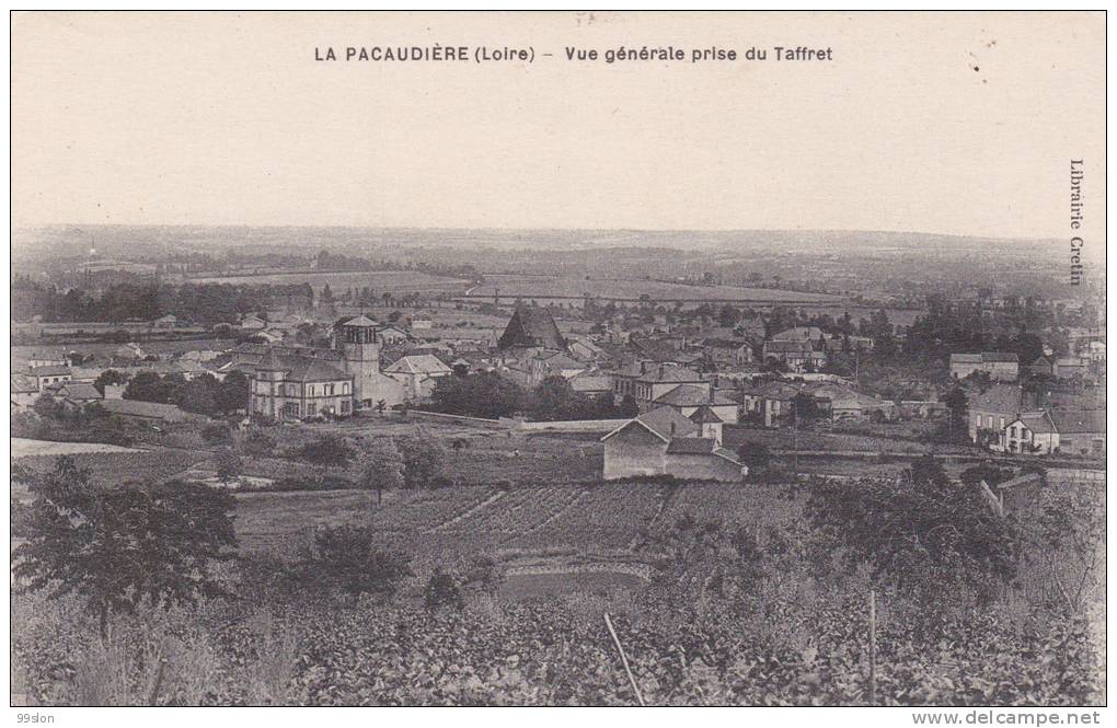 42 - LA PACAUDIERE - Vue Générale Prise Du Taffret - La Pacaudiere