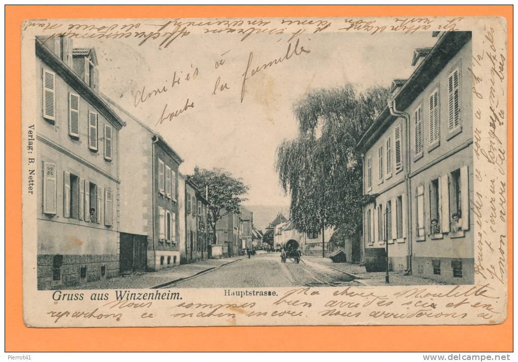 Gruss Aus WINZENHEIM - Hauptstrasse - Wintzenheim