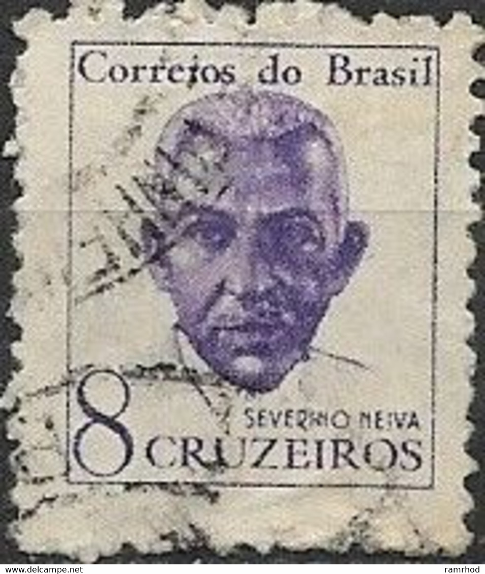 BRAZIL 1963 Dr. S. Neiva (first Brazilian P.M.G.) - 8cr Violet FU - Oblitérés