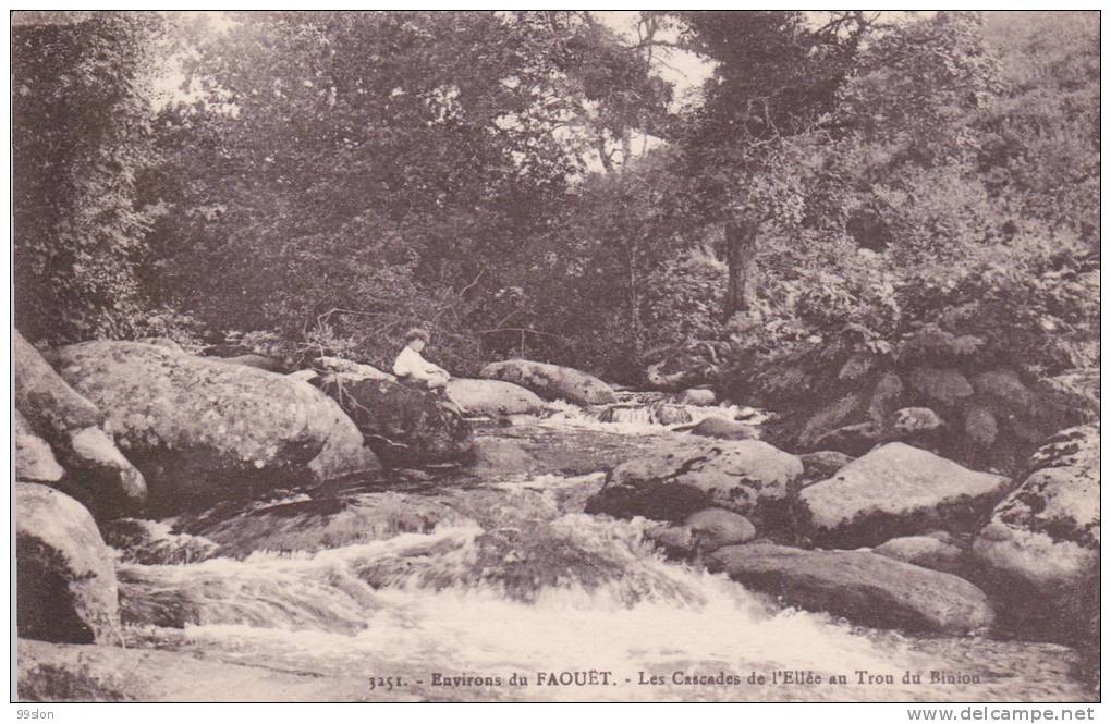 56 - Environs Du FAOUET - Les Cascades De L'Ellée Au Trou Du Biniou (voir Scans) - Faouët