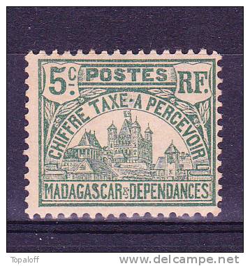 MADAGASCAR Taxe N°10 Neuf Charniere - Postage Due