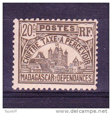 MADAGASCAR Taxe N°12 Neuf Charniere - Portomarken