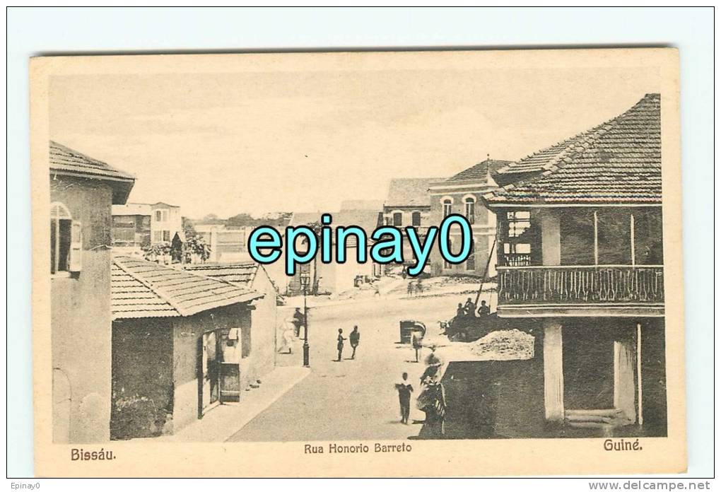 B - GUINEE - GUINE BISSAU - Rua Honorio Barreto - Guinea-Bissau