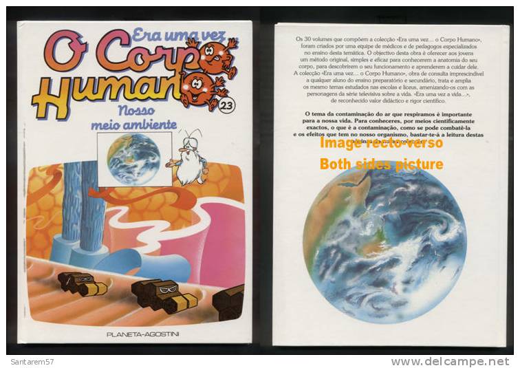 BD Livre Book Livro Era Uma Vez O Corpo Humano N° 24 Il était Une Fois As Vacinas Vaccins - Fumetti & Mangas (altri Lingue)