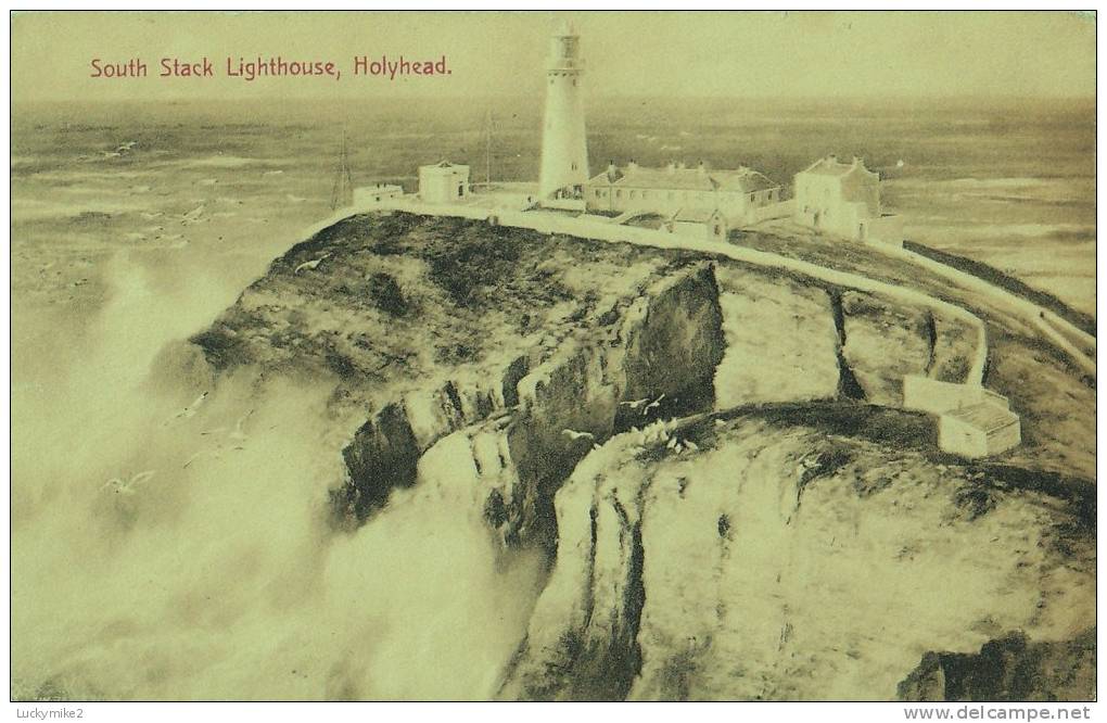 "South Stack Lighthouse, Holyhead",   C1915,  Based On A Painting By 'Elmer Keene'. - Anglesey