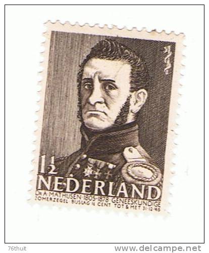1941 - NEDERLAND Pays-Bas- Neuf Sans Charnière - Mathijsen(1805-1878) - Y. & T. 382 - Unused Stamps