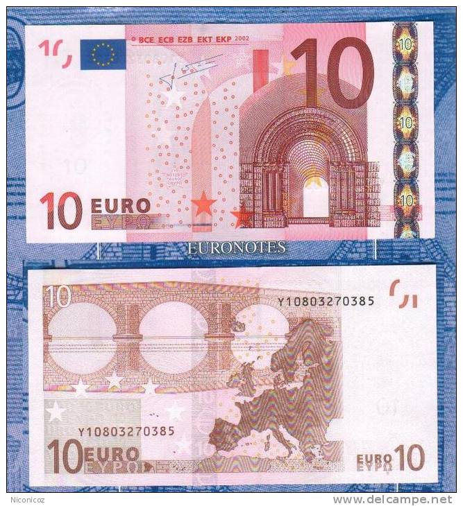 10€ Greece Y/N012 UNC RARE - 10 Euro