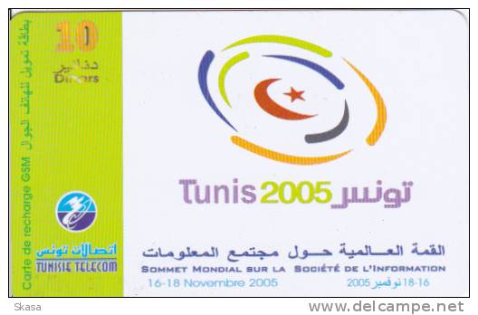 Tunisie Telecom 2005 Sommet Mondial Sté De L´information - Tunesië