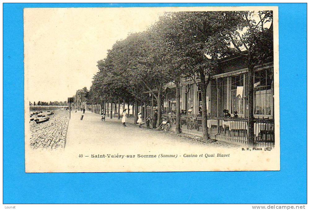 80 Saint Valéry Sur Somme : Casino Et Quai Blavet - Saint Valery Sur Somme