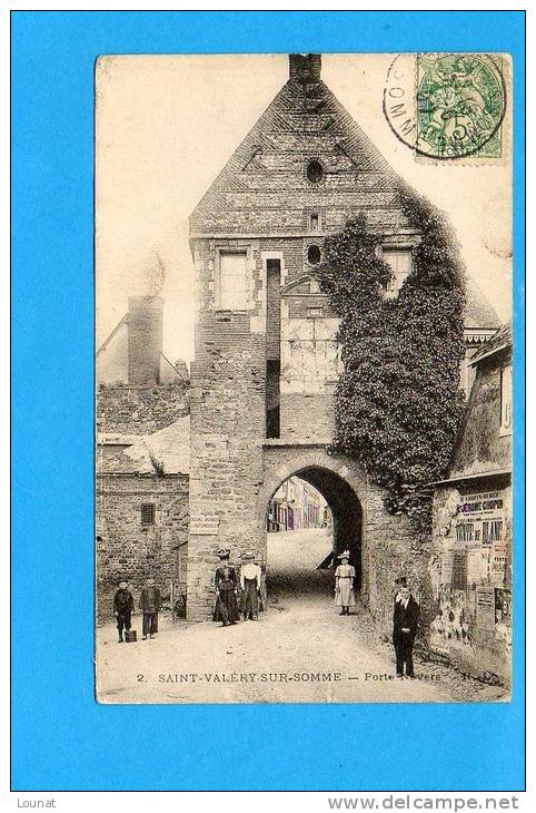 80 Saint Valéry Sur Somme : Porte Nevers(petite Coupure En Bas) - Saint Valery Sur Somme