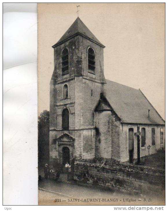 CPA - 62 - SAINT-LAURENT-BLANGY - L-église - 831 - Saint Laurent Blangy