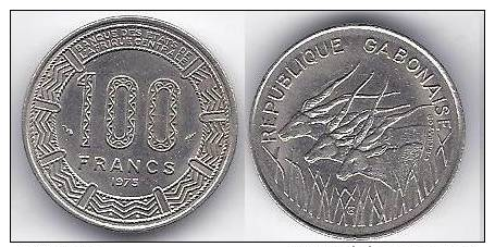 Gabon 100 Francs 1975 #13 XF - Gabon