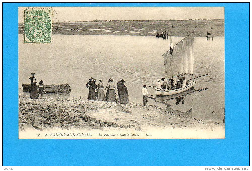 80 Saint Valéry Sur Somme : Le Passeur à Marée Basse - Saint Valery Sur Somme