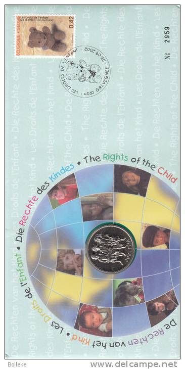 Jouets - Ours - Les Droits De L'enfant -  Belgique - Numislettre De 2002 - Numisletter