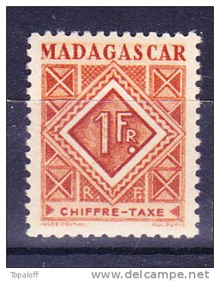 MADAGASCAR Taxe  N°34 Neuf Sans Charniere - Portomarken