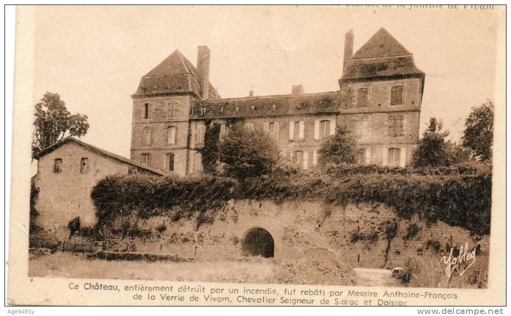 - SIORAC En Périgord - Chateau Féodal De La Famille Vivam -12991- - Autres & Non Classés