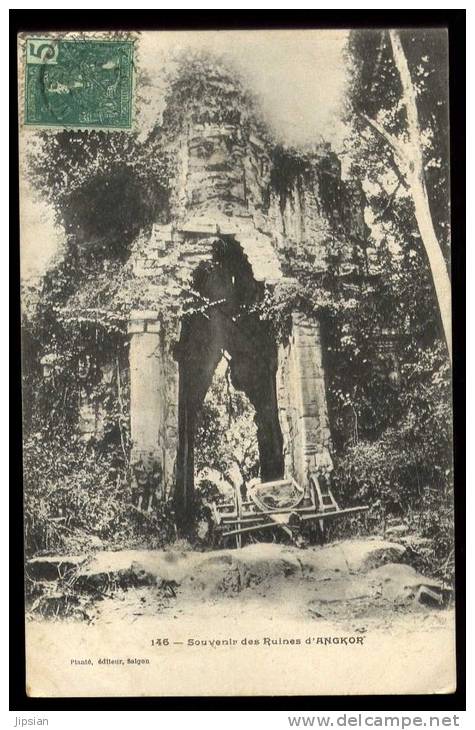 Cpa Asie  Cambodge Souvenir Des Ruines D´ Angkor (3)  STM1 - Cambodge