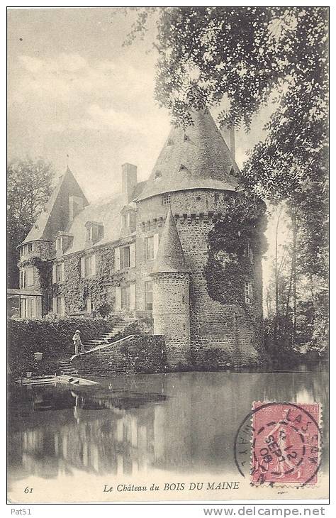 53 - Lassay : Le Château Du Bois Du Maine - Lassay Les Chateaux