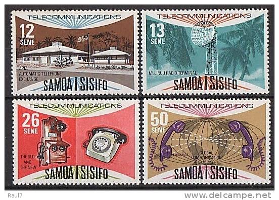 SAMOA 1977 - Les Télécommunications De Samoa - 4v Neufs // Mnh - Samoa