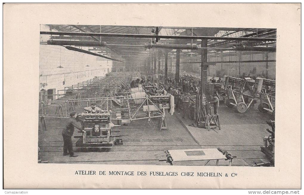 Aviation - Notre Sécurité Est Dans L´air - Décembre 1919 - Edité Par Michelin & Cie à Clermont-Ferrand - Avion