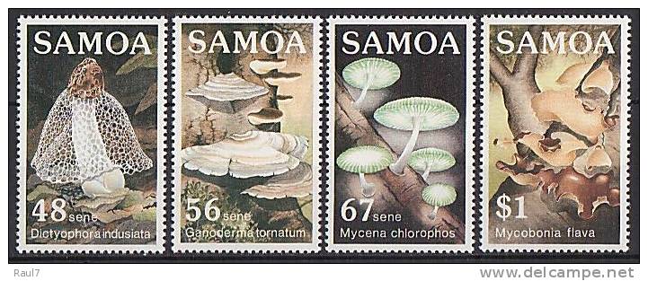 SAMOA 1985 - Flore, Champignons - 4v Neufs // Mnh - Samoa