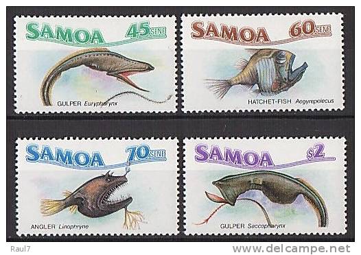 SAMOA 1987 - Faune Marine, Poissons. - 4v Neufs // Mnh - Samoa
