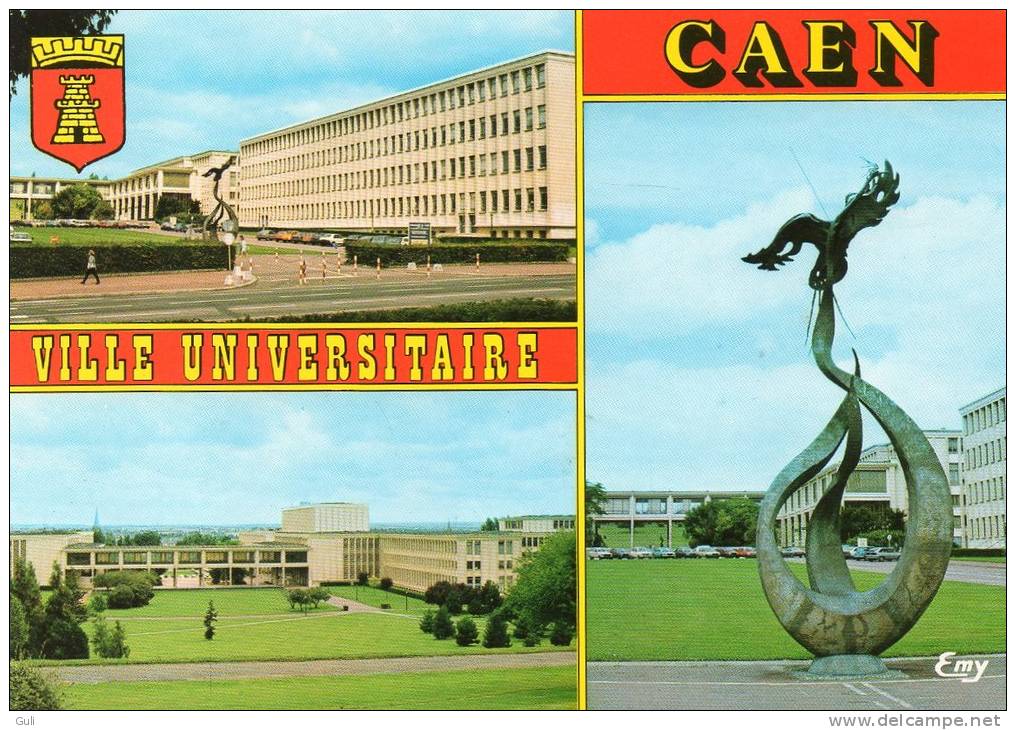 [14] Calvados > Caen -Ville Universitaire (Université-Blason) - Le Phénix -multivues- *PRIX FIXE - Caen