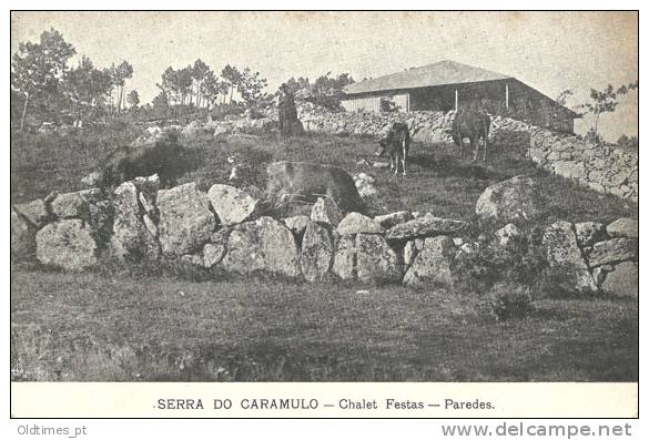 PORTUGAL - SERRA DO CARAMULO - CHALET FESTAS - PAREDES - 1910 PC - Viseu