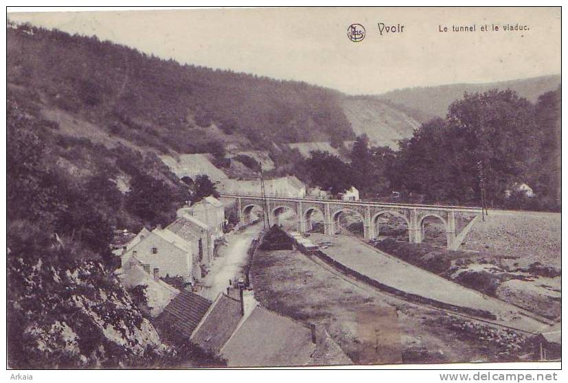 YVOIR = Le Tunnel Et Le Viaduc (Nels Bxl  S.51  N° 61) 1911 - Yvoir