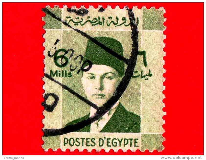 EGITTO - EGYPTE - Usato - 1940 - Reali - Re Farouk - King Farouk - 6 - Gebraucht