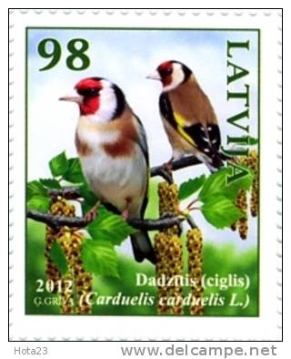 Latvia / Lettonie - Bird 2012 Swallow ; GOLDFINCH  MNH - Golondrinas