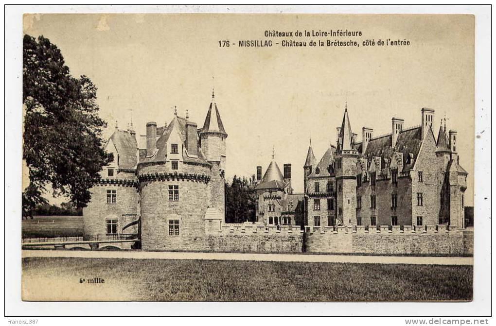 Ref 184 -  MISSILLAC - Château De La BRETESCHE Côté De L'entrée - Missillac