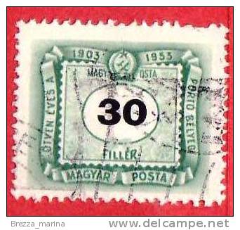 UNGHERIA - MAGYAR - 1953 - USATO - Segnatasse - Numero - 30 - Port Dû (Taxe)