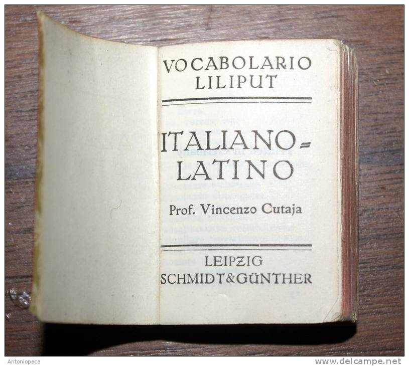 ITALIAN-LATIN DICTIONARY , THE SMALLEST IN THE WORLD! - Dizionari