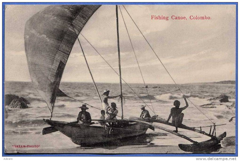 Colombo, Fishing Canoe - Sri Lanka (Ceylon)