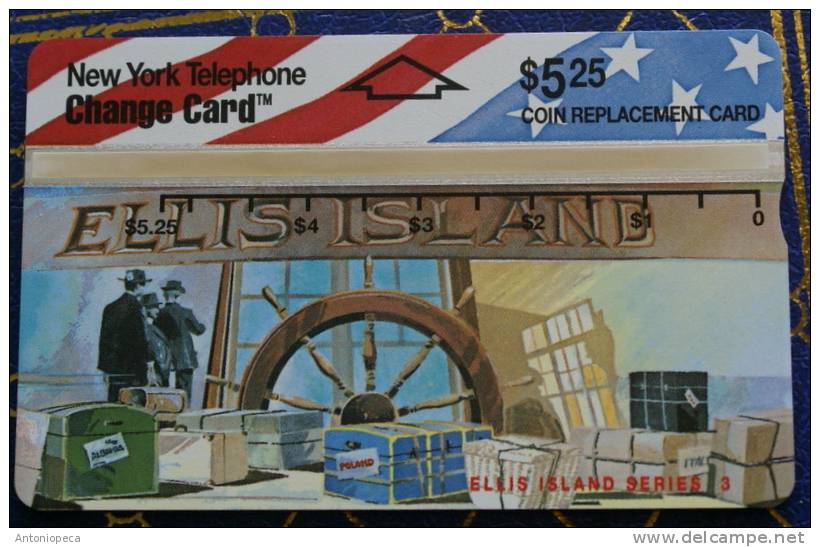 TELECARTA USA - ELLIS ISLAND SERIES 3 , $ 5,25 NEW - Altri – America