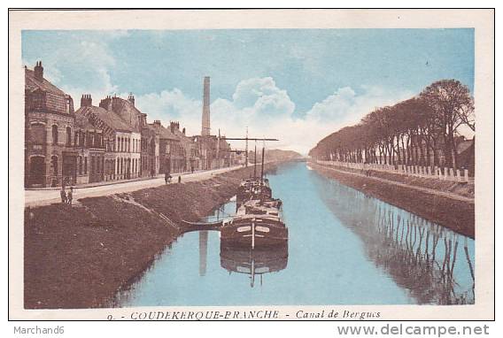 NORD COUDEKERQUE BRANCHE CANAL DE BERGUES Editeur Pollet PENICHE - Coudekerque Branche