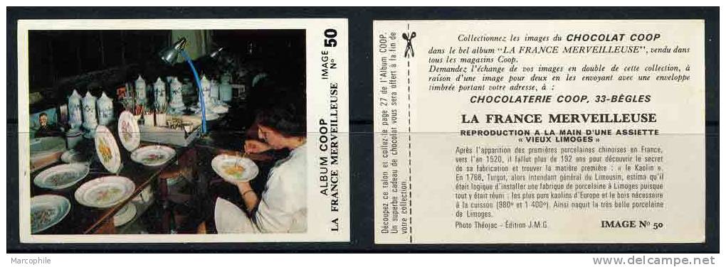 LIMOGES - PORCELAINE  # 50 / LA FRANCE MERVEILLEUSE IMAGE CHROMO CHOCOLAT COOP - Sonstige & Ohne Zuordnung