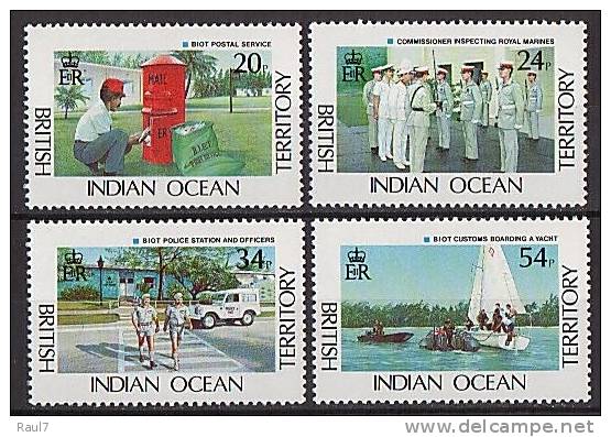 B.I.O.T. 1991 - Services Gouvernement - 4v Neufs // Mnh CV €18.00 - Territorio Británico Del Océano Índico