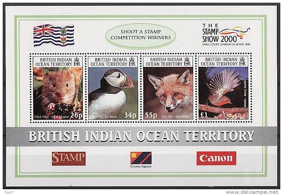 B.I.O.T. 2000 - Faune, Animaux Divers - BF Neufs // Mnh - Territoire Britannique De L'Océan Indien