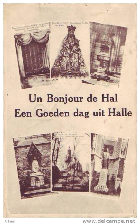 HAL = Un Bonjour De Hal - Carte 6 Vues (écrite) - Halle