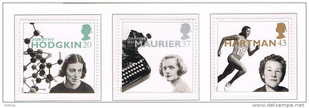 GREAT BRITAIN  BEROEMDE BRITSE  VROUWEN   1996 ** - Famous Ladies