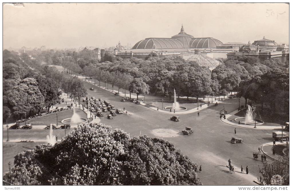 75 - Paris - Le Rond-Point Des Champs-Elysées (voitures, Animation) - Places, Squares