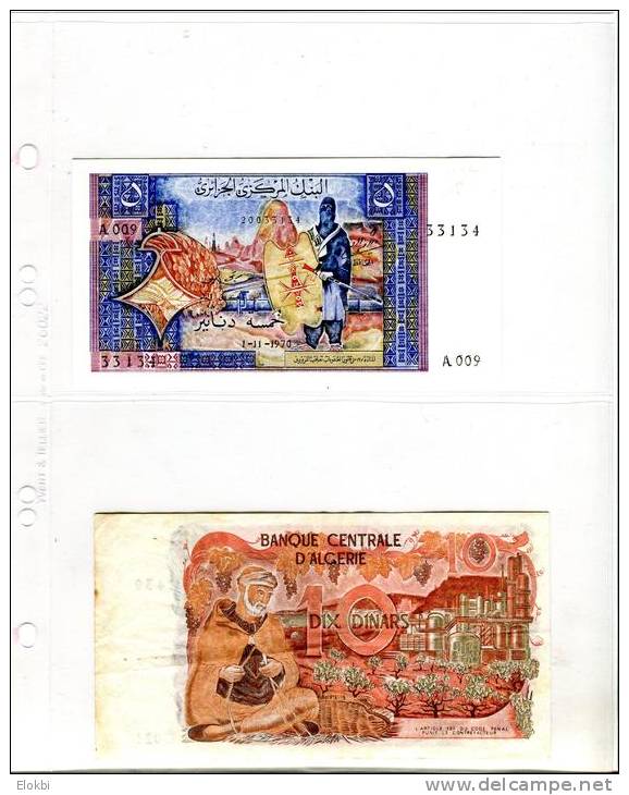 Exceptionnelle Collection De 33 Billets Différents (1964 à 2011) - Algerije