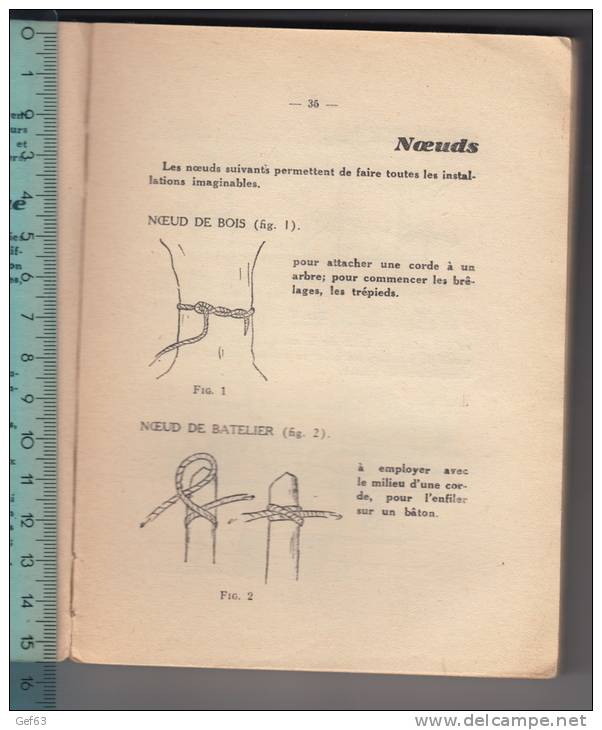 Le Manuel De Camp - Fédération Française Des éclaireuses - 1934 - Bricolage / Technique